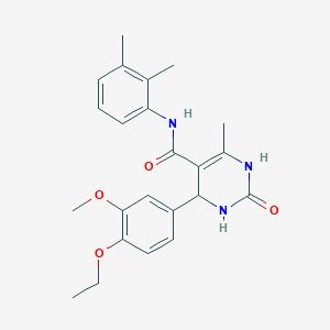 N-(2,3-dimethylphenyl)-4-(4-ethoxy-3-methoxyphenyl)-6-methyl-2-oxo-1,2,3,4-tetrahydropyrimidine-5-carboxamide