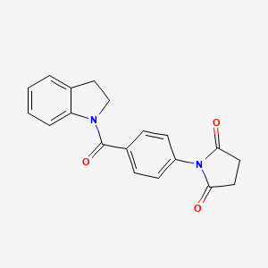 1-(4-(Indoline-1-carbonyl)phenyl)pyrrolidine-2,5-dione