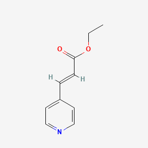 molecular formula C10H11NO2 B2685087 (E)-ethyl 3-(pyridin-4-yl)acrylate CAS No. 123293-78-7; 24489-96-1