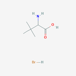 molecular formula C6H14BrNO2 B2685112 2-氨基-3,3-二甲基丁酸盐酸盐 CAS No. 1028362-22-2