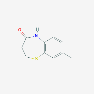 8-Methyl-2,3,4,5-tetrahydro-1,5-benzothiazepin-4-one