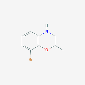 molecular formula C9H10BrNO B2685131 8-Bromo-2-methyl-3,4-dihydro-2H-1,4-benzoxazine CAS No. 1267095-78-2