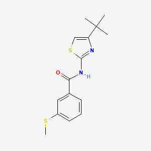 N-(4-(tert-butyl)thiazol-2-yl)-3-(methylthio)benzamide