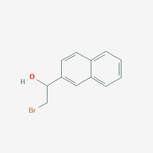 molecular formula C12H11BrO B2685173 2-Bromo-1-(naphthalen-2-yl)ethan-1-ol CAS No. 91571-04-9