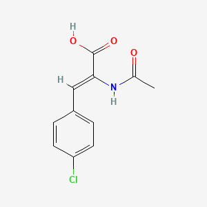 molecular formula C11H10ClNO3 B2685197 (2Z)-2-(Acetylamino)-3-(4-chlorophenyl)acrylic acid CAS No. 88681-63-4