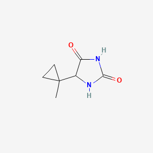 molecular formula C7H10N2O2 B2685199 5-(1-Methylcyclopropyl)imidazolidine-2,4-dione CAS No. 2145426-23-7