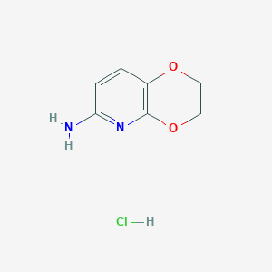 2H,3H-[1,4]dioxino[2,3-b]pyridin-6-amine hydrochloride