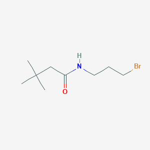 molecular formula C9H18BrNO B2685229 N-(3-溴丙基)-3,3-二甲基丁酰胺 CAS No. 1094301-76-4