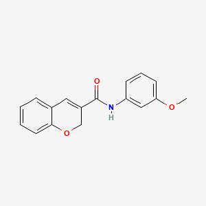 molecular formula C17H15NO3 B2685301 N-(3-methoxyphenyl)-2H-chromene-3-carboxamide CAS No. 887348-99-4