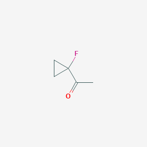 molecular formula C5H7FO B2685319 1-(1-Fluorocyclopropyl)ethanone CAS No. 63141-10-6