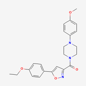 (5-(4-Ethoxyphenyl)isoxazol-3-yl)(4-(4-methoxyphenyl)piperazin-1-yl)methanone