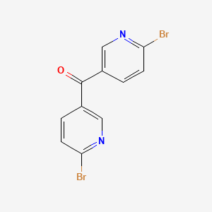 molecular formula C11H6Br2N2O B2685392 Bis(6-bromopyridin-3-yl)methanone CAS No. 1159976-89-2
