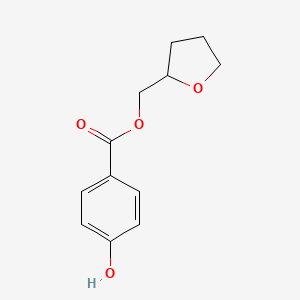 molecular formula C12H14O4 B2685454 Tetrahydro-2-furanylmethyl 4-hydroxybenzoate CAS No. 4470-04-6