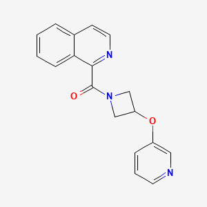Isoquinolin-1-yl(3-(pyridin-3-yloxy)azetidin-1-yl)methanone