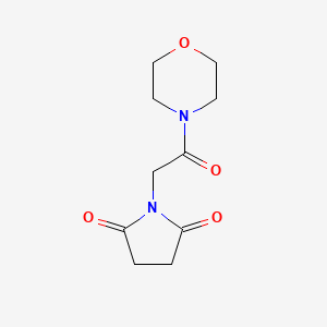 molecular formula C10H14N2O4 B2685515 1-(2-Morpholino-2-oxoethyl)pyrrolidine-2,5-dione CAS No. 84490-37-9