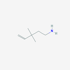 3,3-Dimethylpent-4-en-1-amine
