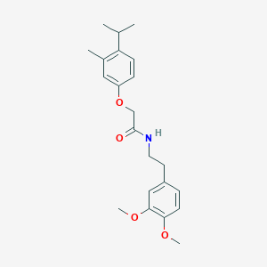 N-(3,4-dimethoxyphenethyl)-2-(4-isopropyl-3-methylphenoxy)acetamide