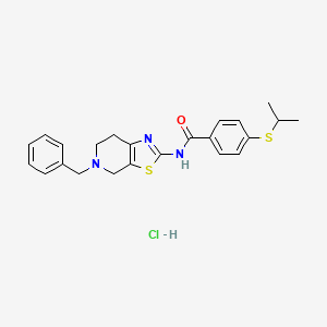 N-(5-benzyl-4,5,6,7-tetrahydrothiazolo[5,4-c]pyridin-2-yl)-4-(isopropylthio)benzamide hydrochloride