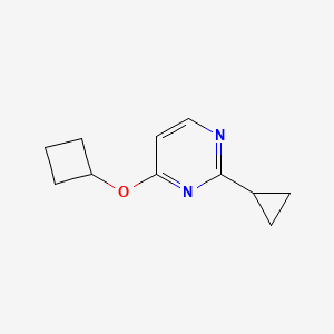 4-Cyclobutoxy-2-cyclopropylpyrimidine