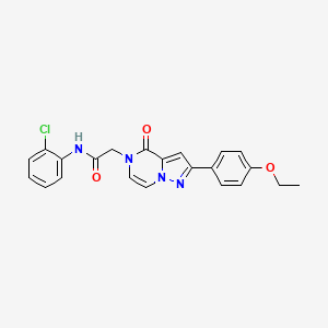 N-(2-chlorophenyl)-2-(2-(4-ethoxyphenyl)-4-oxopyrazolo[1,5-a]pyrazin-5(4H)-yl)acetamide