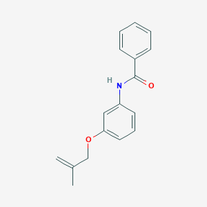 molecular formula C17H17NO2 B268558 N-{3-[(2-methylprop-2-en-1-yl)oxy]phenyl}benzamide 