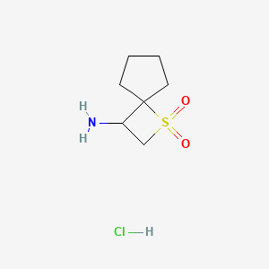 3-Amino-1-thiaspiro[3.4]octane 1,1-dioxide hydrochloride