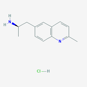 (2R)-1-(2-Methylquinolin-6-yl)propan-2-amine;hydrochloride