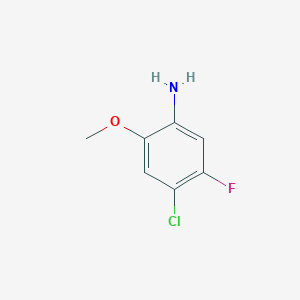 B2685607 4-Chloro-5-fluoro-2-methoxyaniline CAS No. 1268392-91-1