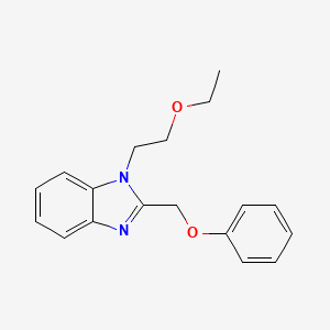 1-(2-ethoxyethyl)-2-(phenoxymethyl)-1H-benzimidazole