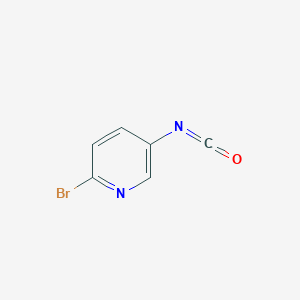 molecular formula C6H3BrN2O B2685622 2-Bromo-5-isocyanatopyridine CAS No. 1260671-10-0