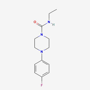 molecular formula C13H18FN3O B2685652 N-乙基-4-(4-氟苯基)哌嗪-1-甲酰胺 CAS No. 923121-38-4