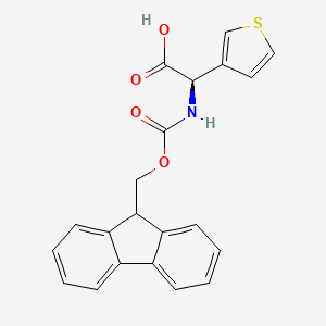 molecular formula C21H17NO4S B2685654 Fmoc-(R)-3-Thienylglycine CAS No. 1217706-09-6; 1217774-71-4