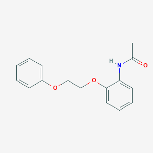 molecular formula C16H17NO3 B268568 N-[2-(2-phenoxyethoxy)phenyl]acetamide 