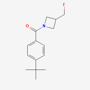 molecular formula C15H20FNO B2685684 (4-(Tert-butyl)phenyl)(3-(fluoromethyl)azetidin-1-yl)methanone CAS No. 2034306-55-1