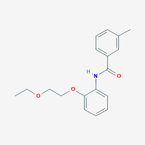 N-[2-(2-ethoxyethoxy)phenyl]-3-methylbenzamide