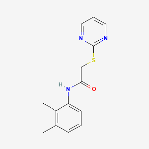 molecular formula C14H15N3OS B2685713 N-(2,3-dimethylphenyl)-2-(pyrimidin-2-ylthio)acetamide CAS No. 403835-36-9