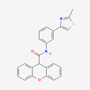 N-[3-(2-methyl-1,3-thiazol-4-yl)phenyl]-9H-xanthene-9-carboxamide