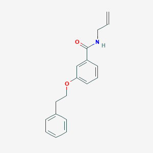 molecular formula C18H19NO2 B268573 N-allyl-3-(2-phenylethoxy)benzamide 