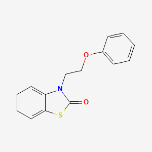 molecular formula C15H13NO2S B2685751 3-(2-Phenoxyethyl)-1,3-benzothiazol-2-one CAS No. 797780-50-8