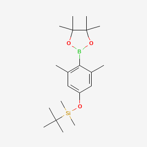 4-[(tert-Butyldimethylsilyl)oxy]-2,6-dimethylphenylboronic acid pinacol ester