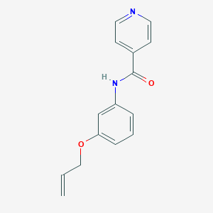 molecular formula C15H14N2O2 B268582 N-[3-(allyloxy)phenyl]isonicotinamide 