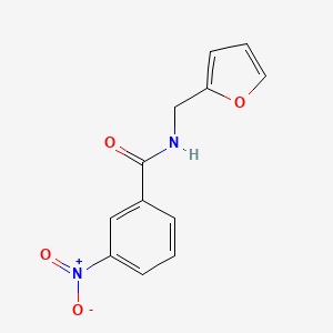 molecular formula C12H10N2O4 B2685844 N-(furan-2-ylmethyl)-3-nitrobenzamide CAS No. 331240-99-4