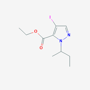 ethyl 1-sec-butyl-4-iodo-1H-pyrazole-5-carboxylate