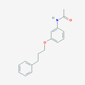 N-[3-(3-phenylpropoxy)phenyl]acetamide