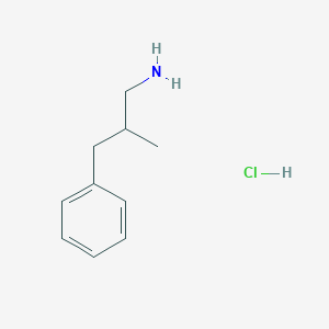 molecular formula C10H16ClN B2685854 2-Methyl-3-phenylpropan-1-amine hydrochloride CAS No. 1225286-56-5