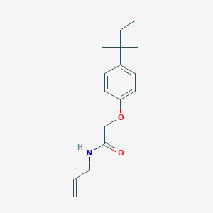 molecular formula C16H23NO2 B268586 N-allyl-2-(4-tert-pentylphenoxy)acetamide 