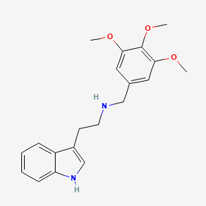 molecular formula C20H24N2O3 B2685883 [2-(1H-吲哚-3-基)-乙基]-(3,4,5-三甲氧基-苯甲基)-胺 CAS No. 103211-41-2