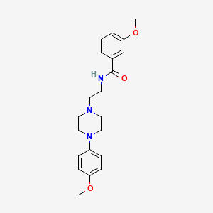 3-methoxy-N-(2-(4-(4-methoxyphenyl)piperazin-1-yl)ethyl)benzamide