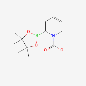 Tert-butyl 2-(tetramethyl-1,3,2-dioxaborolan-2-yl)-1,2,3,6-tetrahydropyridine-1-carboxylate