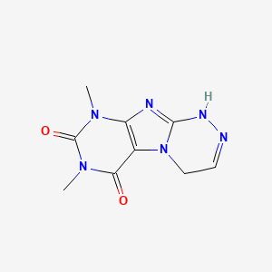 molecular formula C9H10N6O2 B2686047 7,9-二甲基-1,4-二氢嘌呤并[8,7-c][1,2,4]三嗪-6,8-二酮 CAS No. 333755-64-9